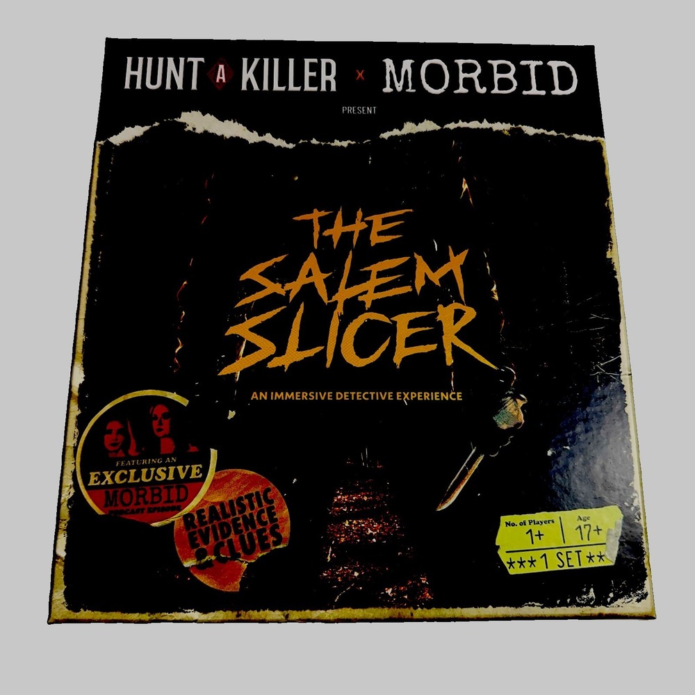 Hunt A Killer x Morbid The Salem Slicer Murder Mystery Game Adult 17+ New
